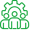 Customer focused solutions icon